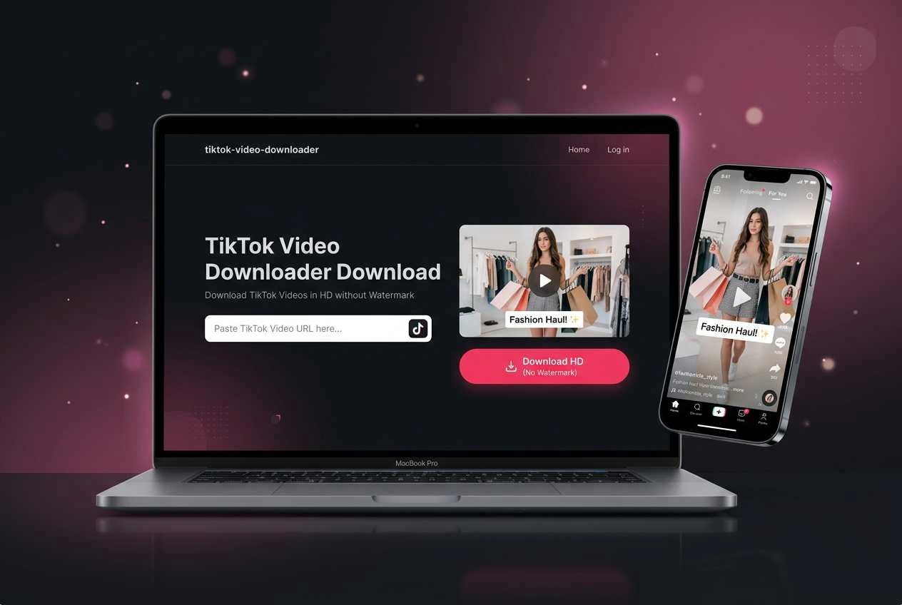 TikTok Downloader Without Watermark - Clean HD MP4 Output