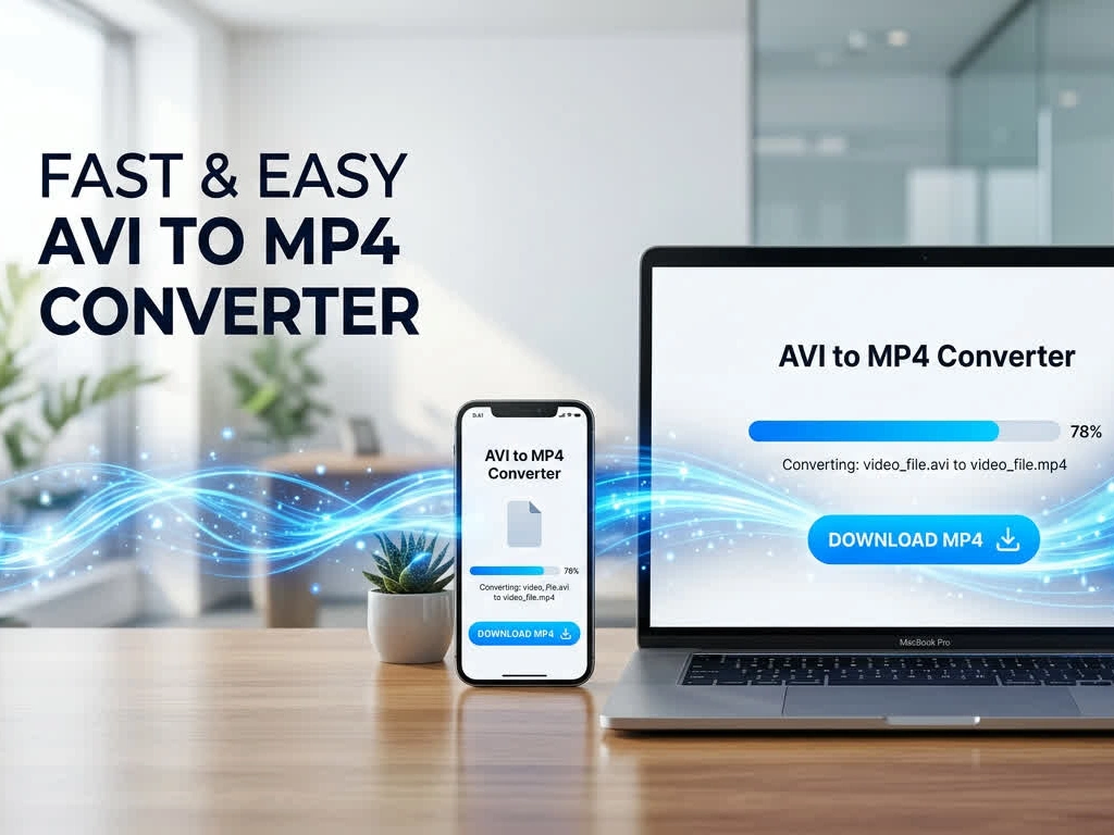Convertitore da file AVI a MP4 per la modifica e il caricamento