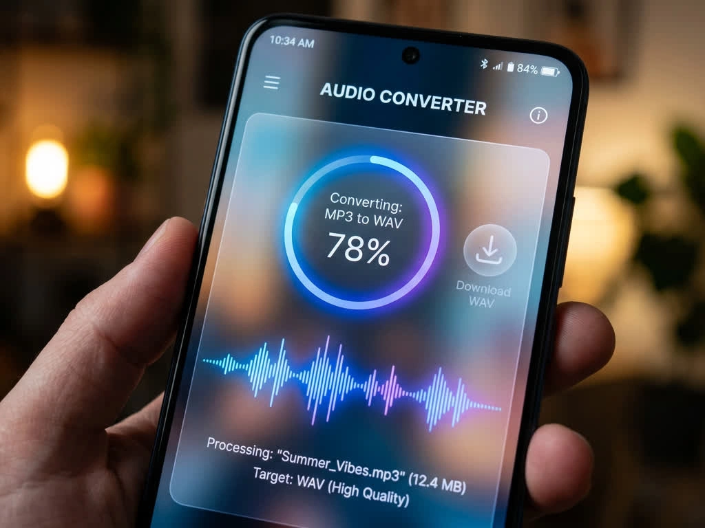MP3 zu WAV Konverter-Konvertieren Sie MP3 Audio zu WAV Online
