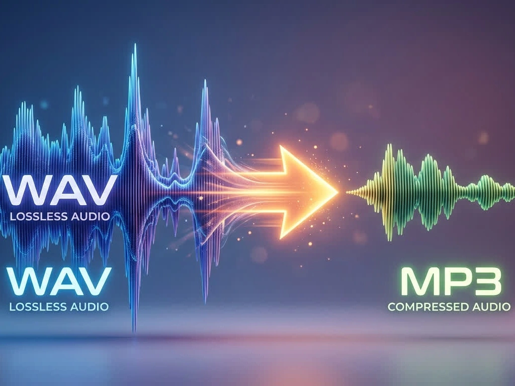 WAV to MP3 Converter - Convert WAV Audio to MP3 Online