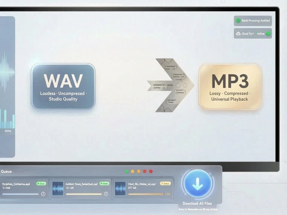 WAV Sound to MP3 Converter for Demos and Uploads