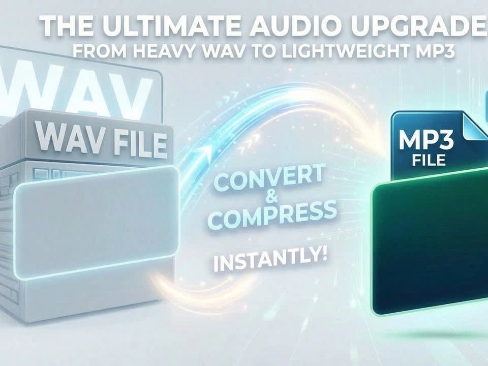 WAV to MP3 Audio Converter for a Full Folder