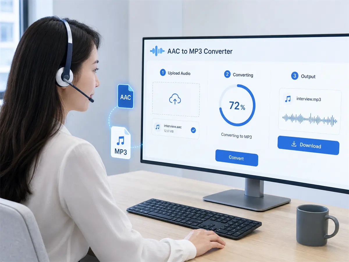 AAC to MP3 Converter - Change AAC Audio into MP3