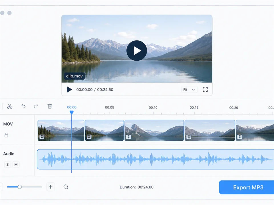 MOV to MP3 Converter - Extract MP3 from QuickTime Video