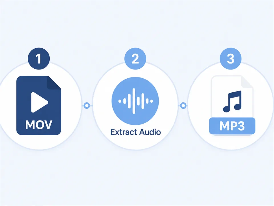 Online Video Converter MOV to MP3 for a Full Folder
