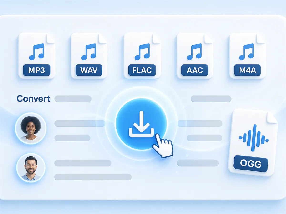 MP3 do OGG Konwerter plików HTML Audio