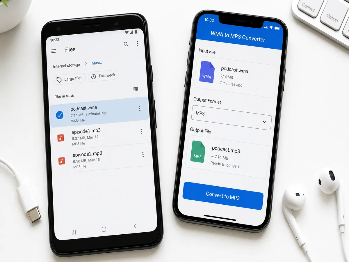 Convert WMA Files to MP3 Across a Backup Folder